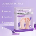 SADOER Natural Lavender Essence Exfoliating Foot Mask