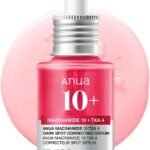 ANUA Dark Spot Serum, 1.0 fl oz (30 ml) (10% Niacinamide, 4% Tranexamic Acid), Serum, Exfoliated Skin Tone Moisture Care, Sensitive Skin, Dry Skin, Korean Cosmetics, Korean Cosmetics