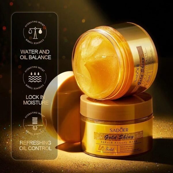Sadoer Gold Face Mask 120g Moisturizing Whitening Face Mask Blemish Removal Acne Age