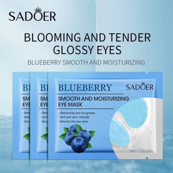 Sadoer Blueberry Smoothing & Moisturizing Eye Mask 7.5g/pair