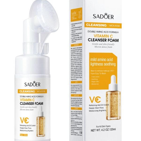 Sadoer Vitamin C Amino Acid Cleansing Mousse 120ml