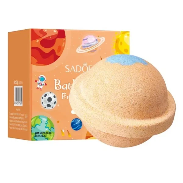 Sadoer Planet Bath Salt Balls - Orange Blue 120g