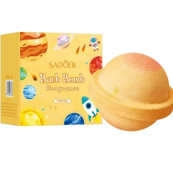 Sadoer Planet Bath Salt Balls - Orange Red 120g