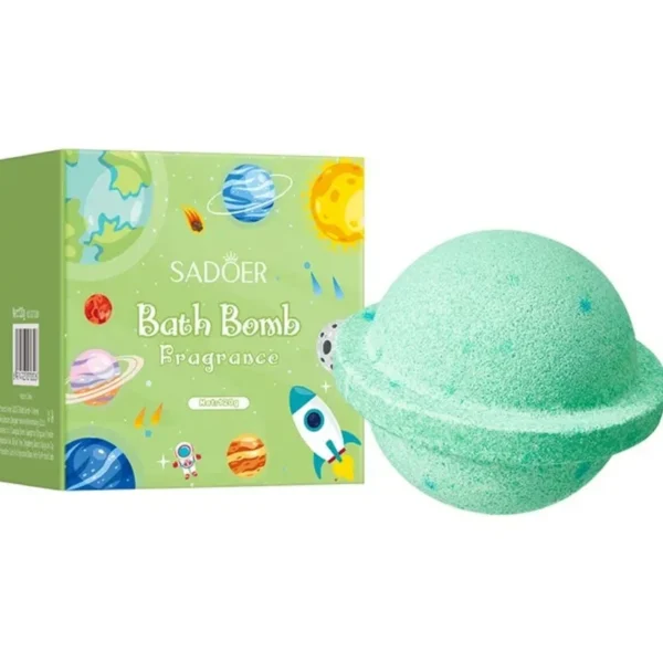 Sadoer Planet Bath Salt Balls - Green 120g