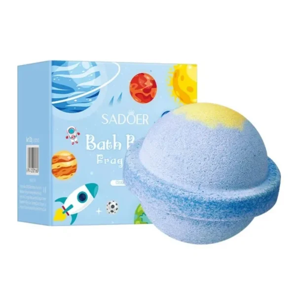 Sadoer Planet Bath Salt Balls - Blue Yellow 120g