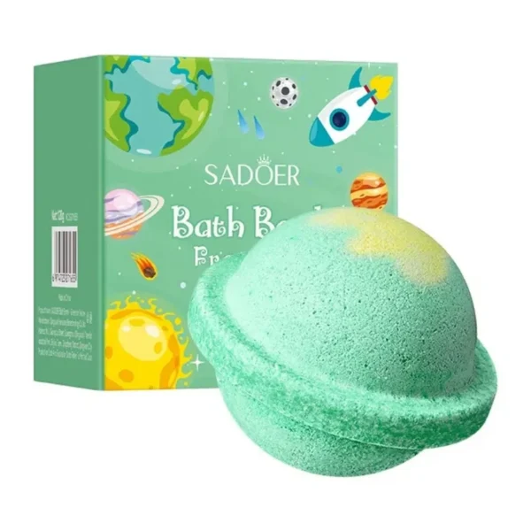 Sadoer Planet Bath Salt Balls - Green Yellow 120g