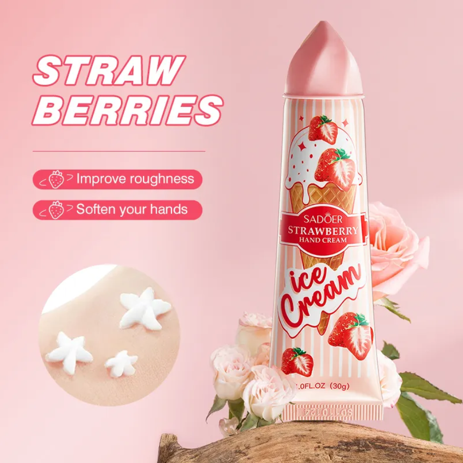 fq Sadoer Sweet Strawberry Hand Cream 30g - Image 1